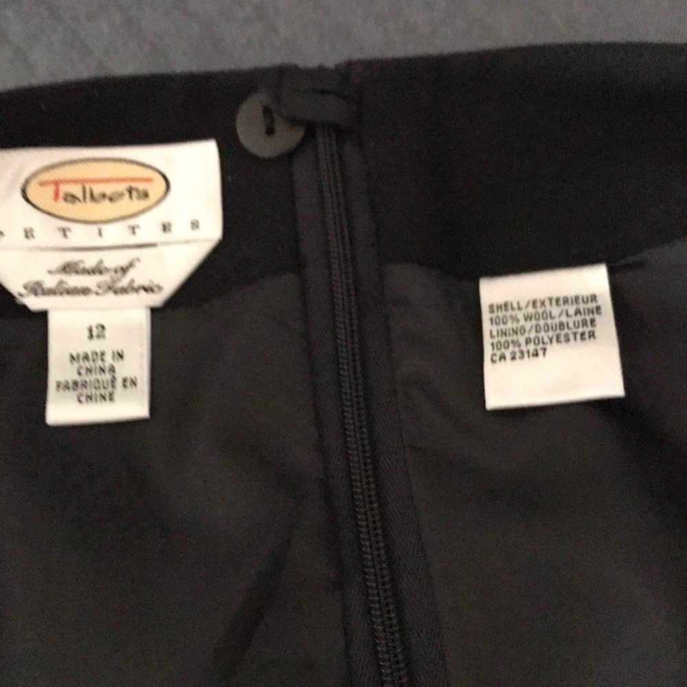 NWT Talbots 12 petites black skirt - Picture 7 of 7